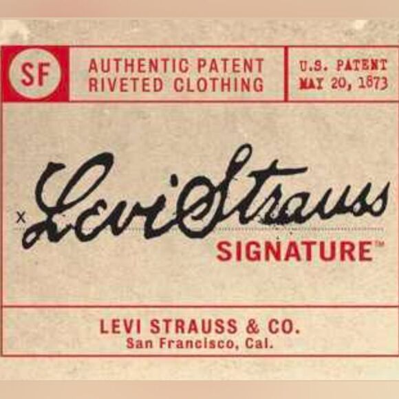 Levi's Strauss signature medium wash denim jean blazer jacket sz s 4/6 authentic - Picture 11 of 12